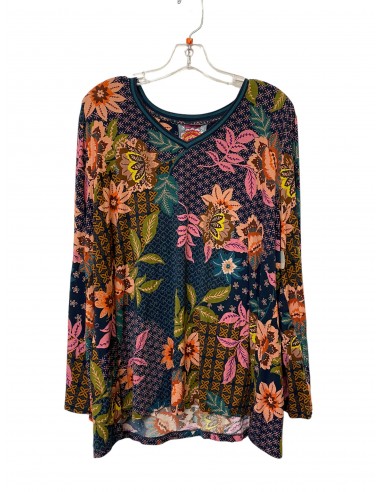 Top Long Sleeve By Johnny Was  Size: 1x pas cher 