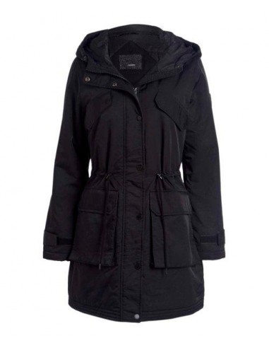 Designer Steve Madden Black Drawstring Waist Anorak - Size XL - New Découvrez la collection